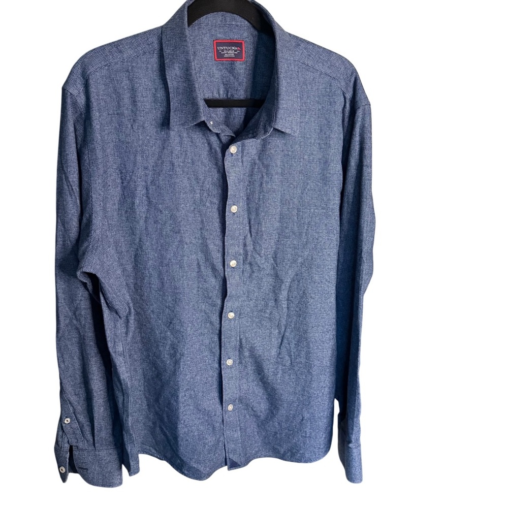 UNTUCKit Veneto Men Wrinkle Free Button Up Shirt XXL - Picture 3 of 4